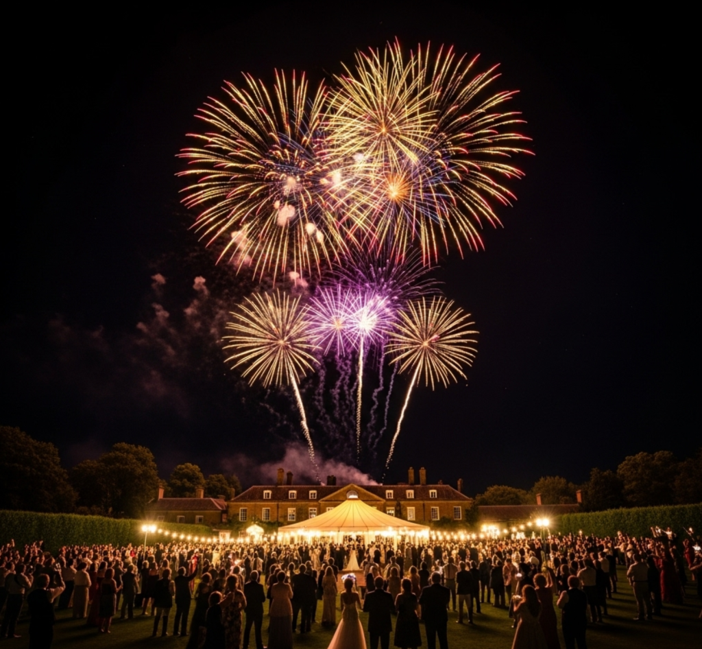 The Romantic Magic of Wedding Fireworks