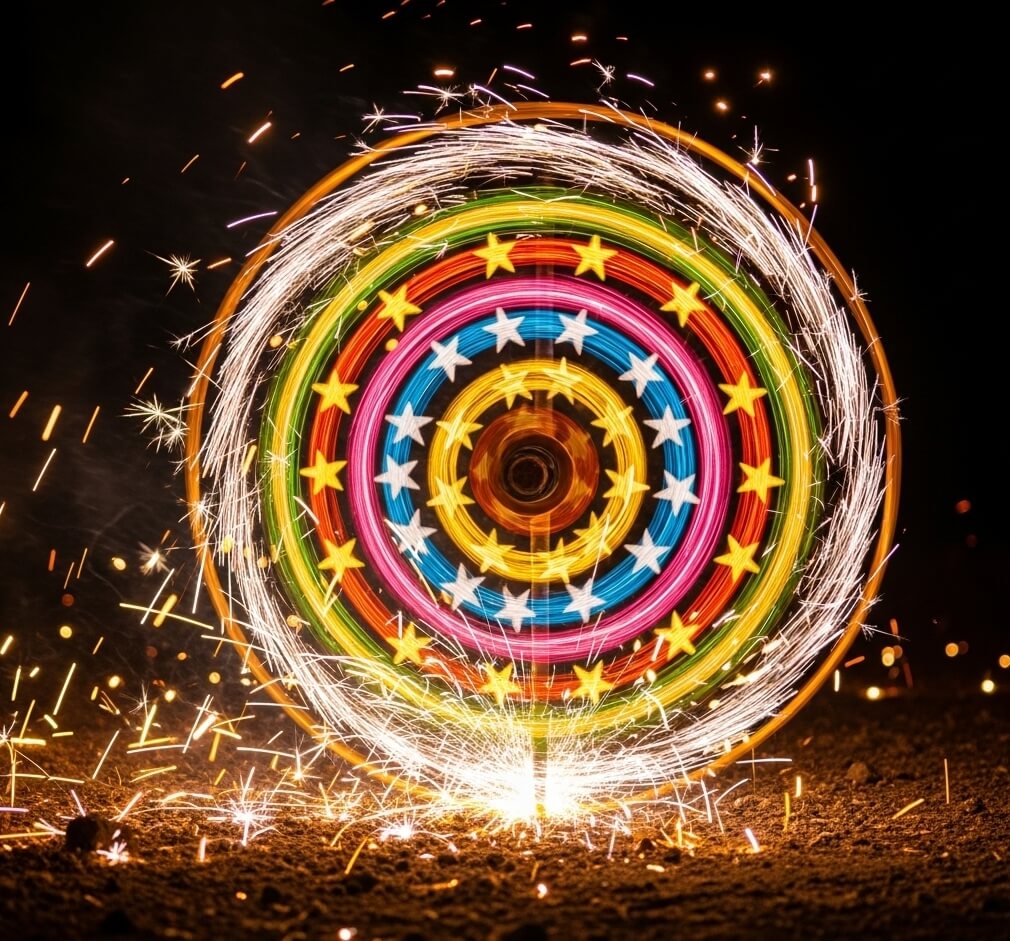 The Ground Pinwheel: A Twirling Dance of Light on the Earth