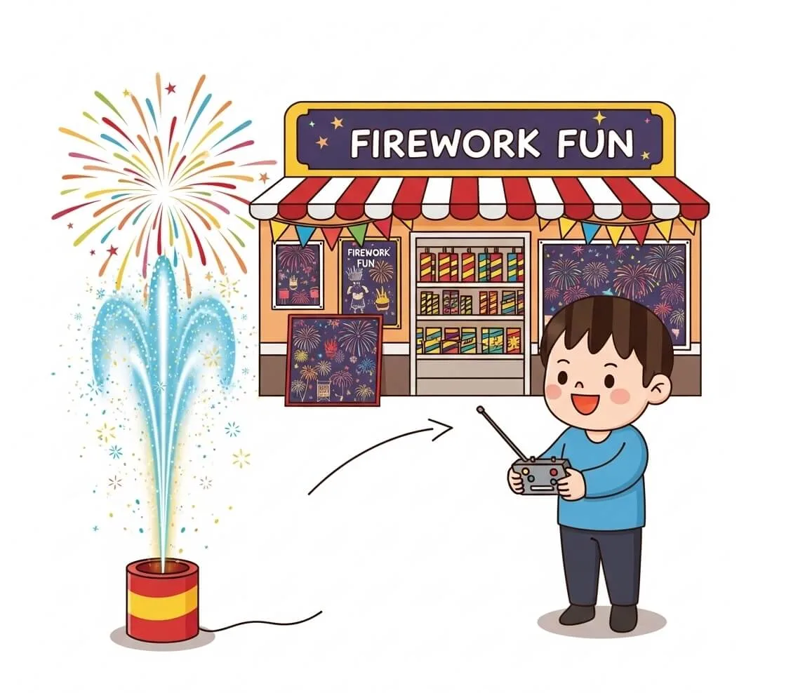 The Safety and Spectacle of Fountain Fireworks