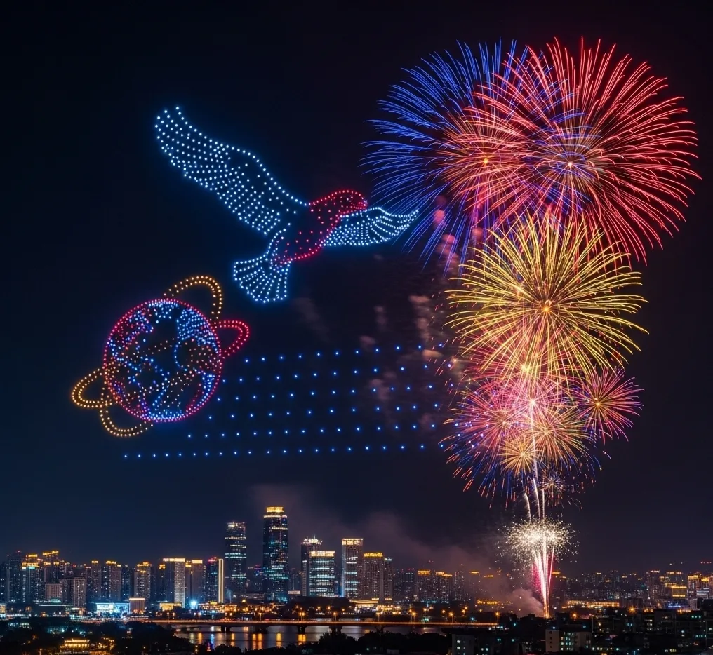 The Symphony of Tech and Tradition: The Future Fusion of Drones and Fireworks