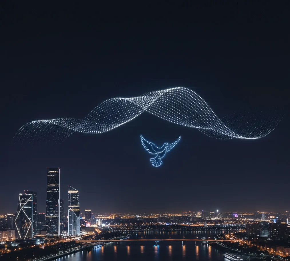 Lighting Up the Sky: A New Era of Celebration with Drone Technology