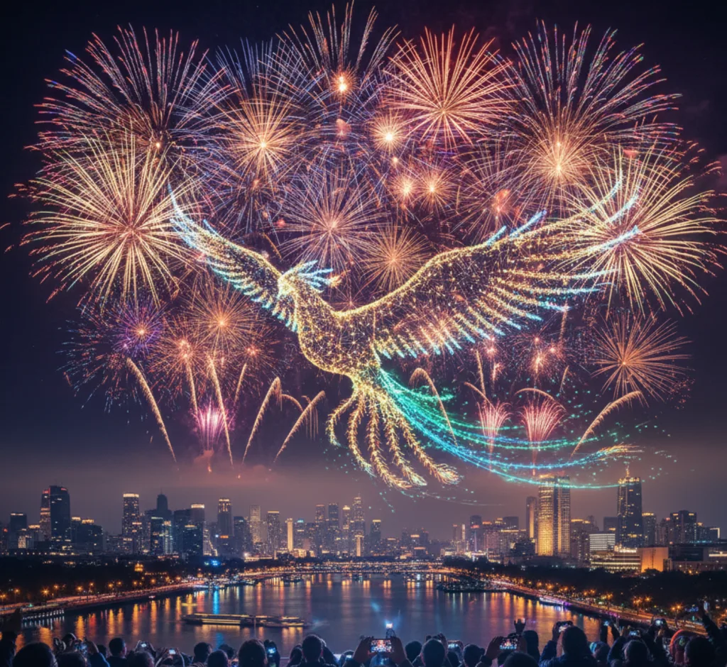 Drones vs. Fireworks: A New Era of Aerial Spectacle