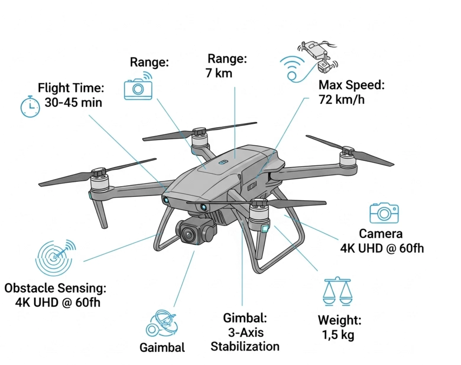 Exploring Drone Parameters: An In-Depth Look at DJI Products